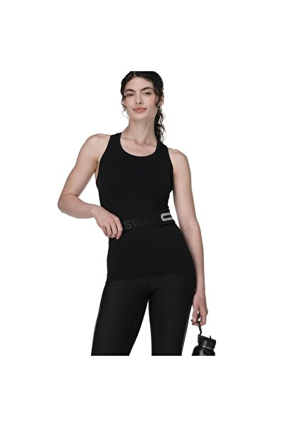 Sweaty Betty Γυναικείο μπλουζάκι γυμναστικής Athlete χωρίς ραφές Workout Tank σε μαύρο χρώμα