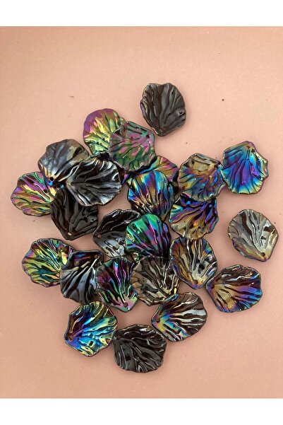 BEİLYS COSMETİCS & ACCESSORY 100 قطعة من خرز اللؤلؤ الأزرق الداكن على شكل أور...