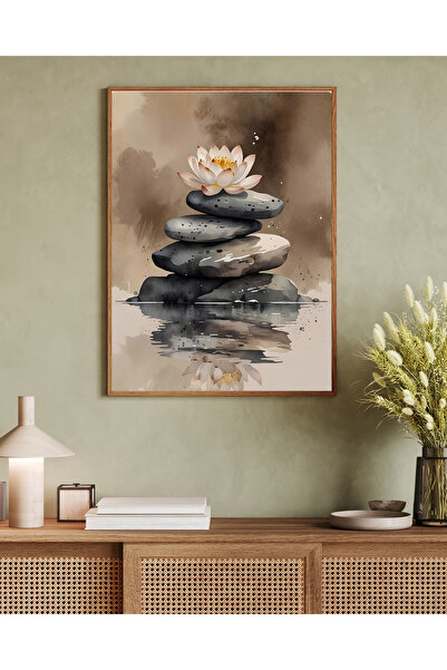 Tuba Decor Tablo dintr-o singură bucată cu rame din lemn pentru sufragerie, s...