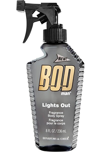 Bod Man بخاخ معطر للجسم، Lights Out، 236 مل