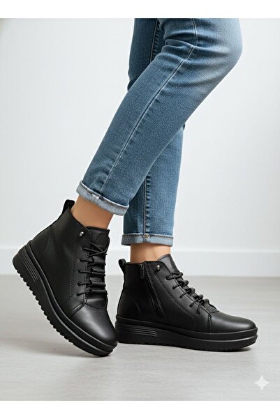Butik Nadide Siyah Kışlık Bot