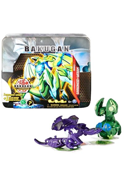 Spin Masters Baku-Tin Storage Box for Bakugan with Figures and Cards - Multicolor