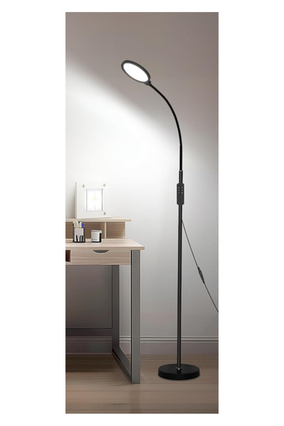 OEM OTREN LED Dimmable Floor Lamp, 12W, with Adjustable Arm and Remote Control