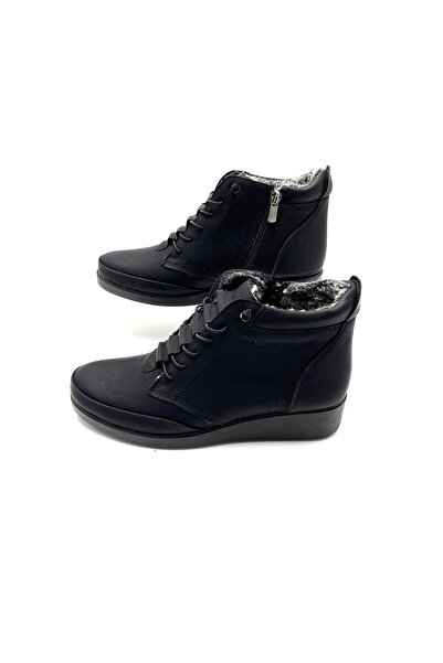 UMUT AYAKKABI Kürklü Rahat Hafif Yumuşak Kışlık Kadın Anne Botu