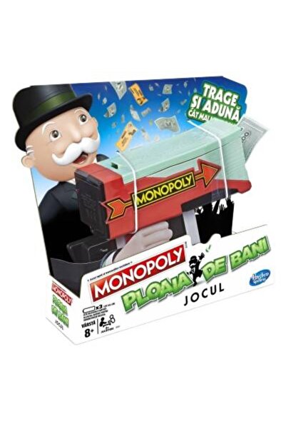 HASBRO - NERF Monopoly Game - Money Rain, in Romanian Lb