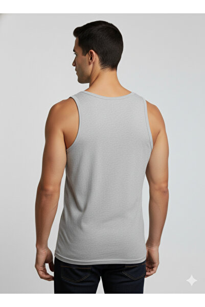 İntimate 6-Pack 100% Cotton Classic Men's Tank Top Wide Straps Breathable, Flexible and Sweat-Absorbent Undershirt