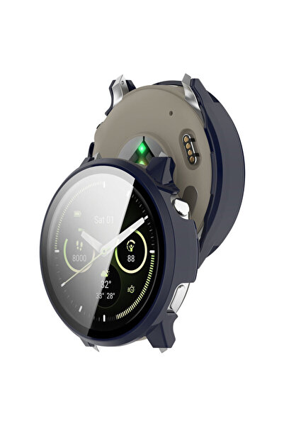 Techsuit 360° Pack Case + Screen Protector for Garmin Venu 4 41mm Defense, Navy