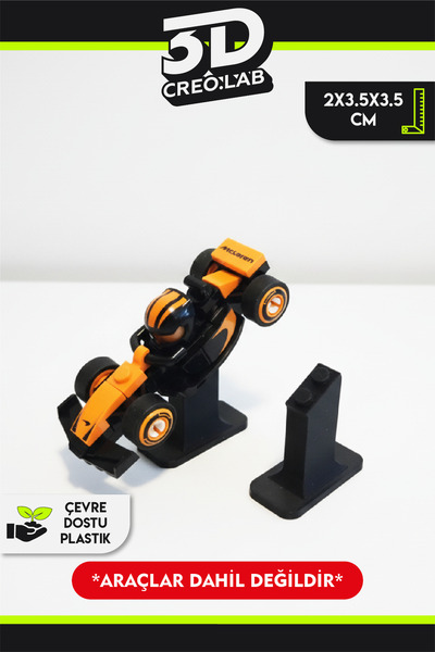 3Dcreo.lab Yapı Oyuncak F1 Minifigür Tekli Sergileme Standı