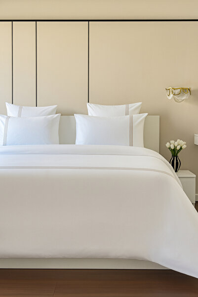 Gentelle Sirr Gold 5-Piece King Hotel Duvet Cover Set