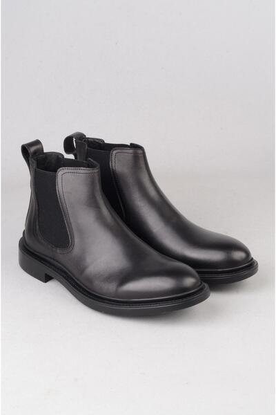 SEÇ KUNDURA Kmc 5k2572 genuine leather chelsea men's boot black