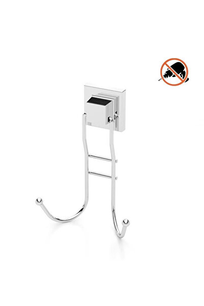 Genel Markalar Tekno Tel EF-236 Krom 2'li Askı Bornozluk | Yapışkanlı/Vidalı ...