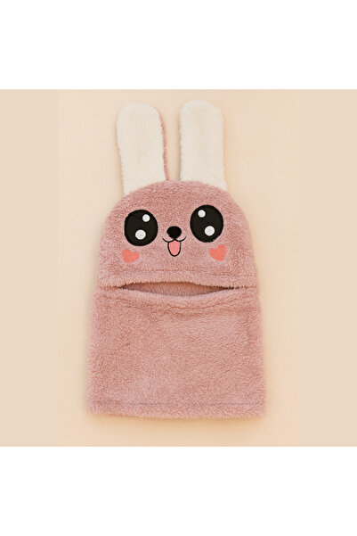 Muraty Children's Cute Rabbit Patterned Plush Neck Warmer Beanie – Welsoft, W...