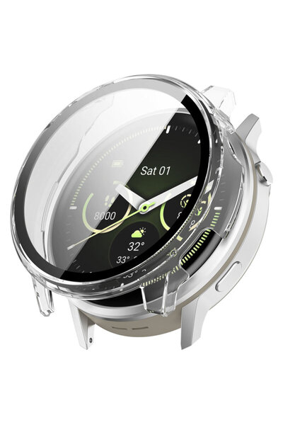 Techsuit [360° Package] Garmin Venu 4 45mm Defense case + film, transparent