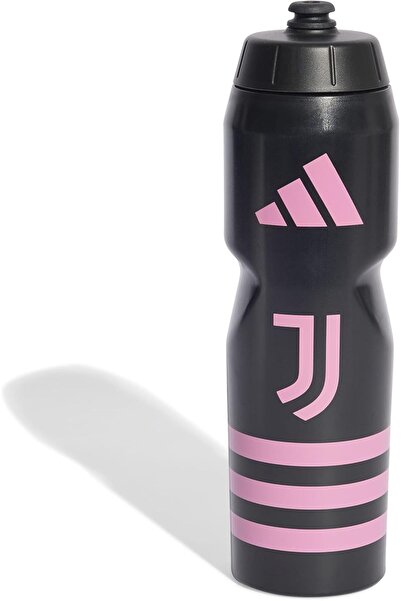 adidas Juventus Unisex Adult Water Bottle - Black