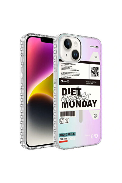 one depot only for quality life حافظة لهاتف آيفون 13 من السيليكون المزخرف الم...