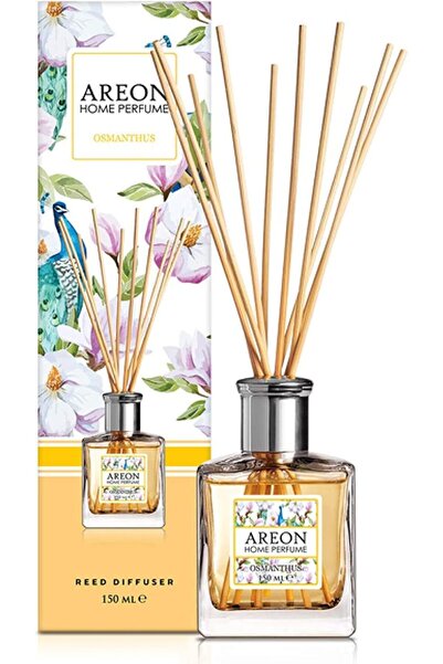 Areon Home Reed Diffuser, 10 Bamboo Reeds, 150 ml - Osmanthus