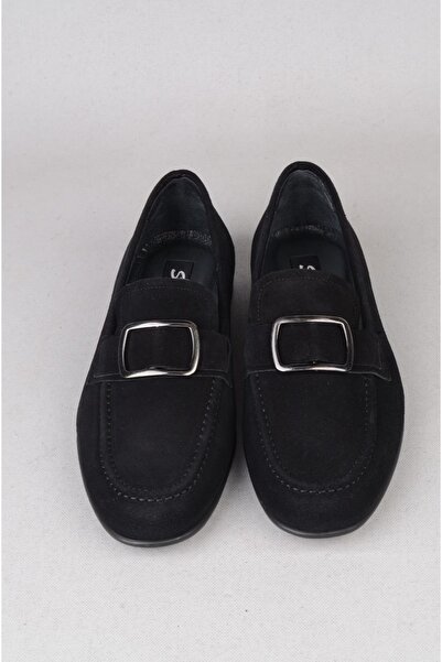 SEÇ KUNDURA Select 14000 Genuine Leather Buckle Special Edition Men's Shoes Black Suede