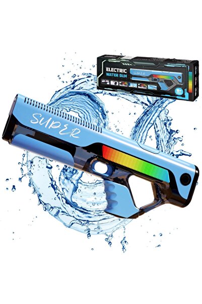 OEM Pistol electric cu apă Skirfy, automat, cu baterii, plastic, culoare albastră