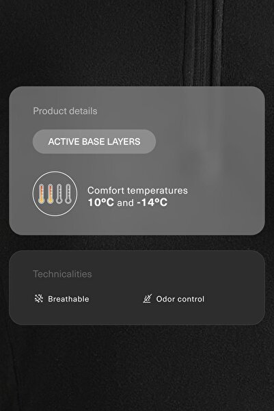 Oysho Half-zip polar thermal base layer T-shirt