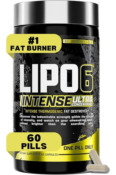 Nutrex Research ليبو 6 بلاك إنتنس ألترا كونسنتريت، حارق الدهون الحراري، 60 قرصًا