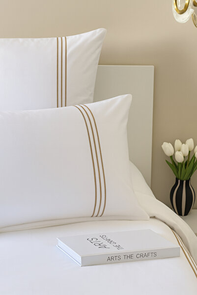 Gentelle Sirr Gold 5-Piece Super King Hotel Duvet Cover Set