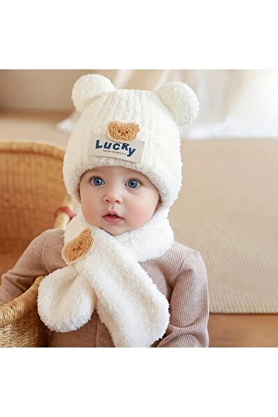 alka Kız&Erkek Çocuk Lucky Atkı Ve Bere Takımı 0-24 Ay