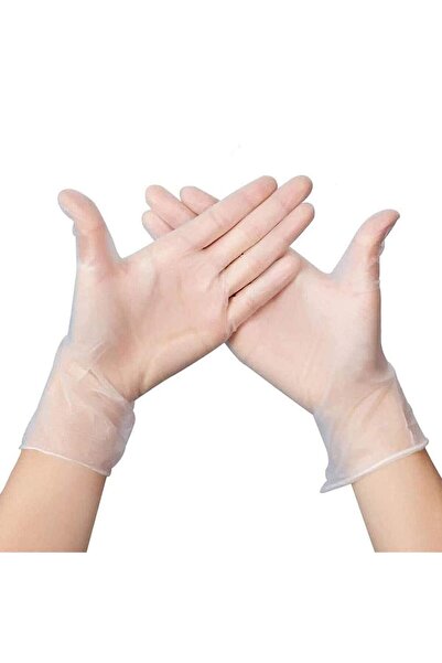 SULFAR قفازات فينيل - قفازات بلاستيكية شفافة خالية من البودرة (عبوة من قطعتين...