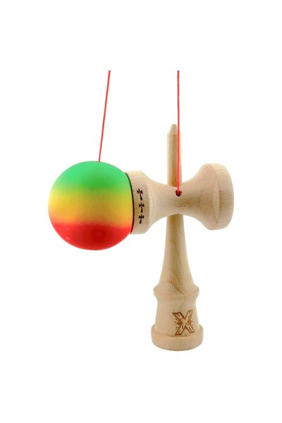 Flippy Kendama X Original Professional - Big Cups V2, Rubber Grip, Metal Bearing, 55 cm