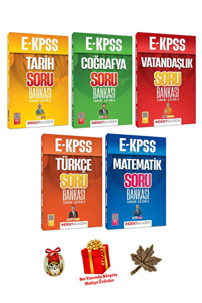 İndeks Akademi 2026 E-KPSS Tüm Dersler Soru Bankası Seti (4 HEDİYELİ)