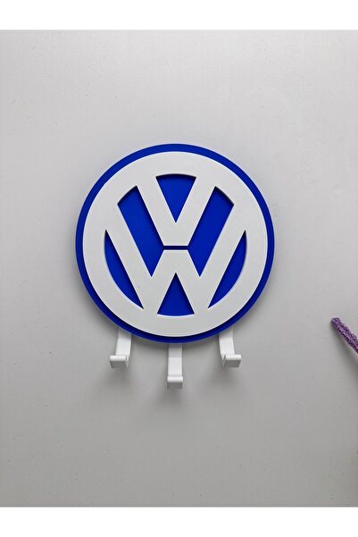 Butik 3D Printing Decorative Volkswagen Logo Model Designed Keychain