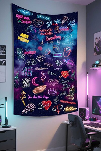 RUGRUMBA غطاء جداري عمودي للاعبين - تصميم مخصص للألعاب، قماش عالي الجودة، سجا...