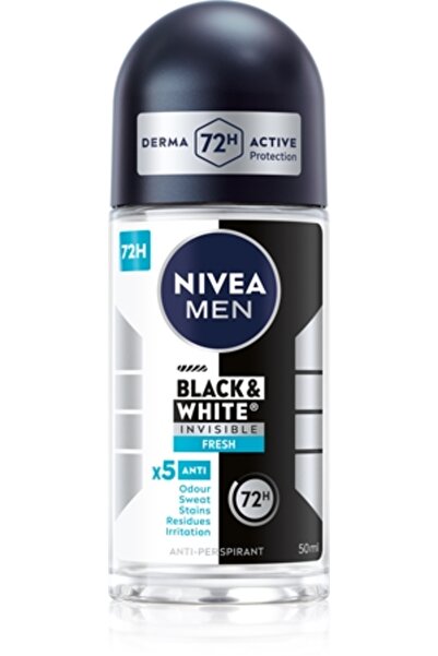 NIVEA MEN Invisible Fresh Black & White 72h