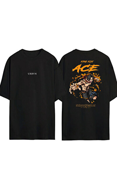 urbvn Μπλουζάκι ACE Tasarım με στάμπα, μαύρο, oversized