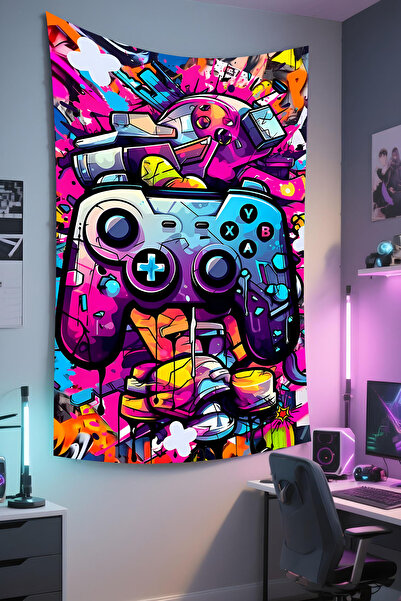 RUGRUMBA Вертикальна настінна оббивка для геймерів – з ігровою тематикою, які...