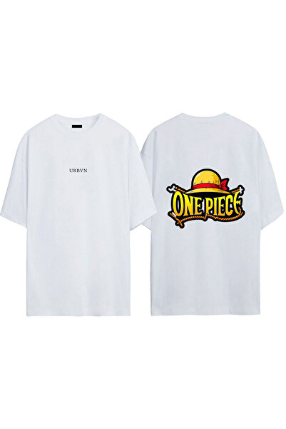 urbvn Tricou oversize alb cu imprimeu OnePiece Design