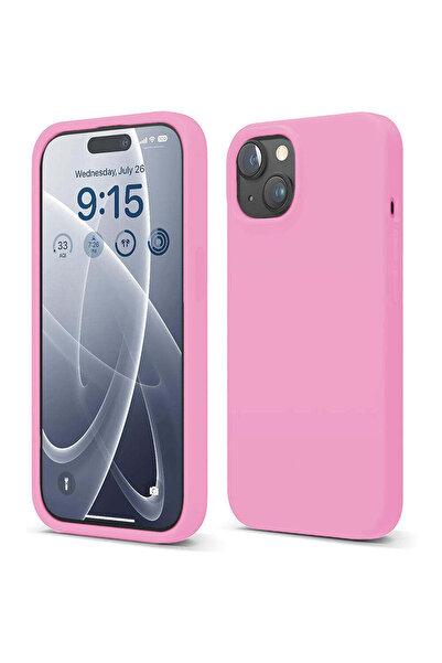 Casey Studios Husă de silicon iPhone 15, cu microfibră, subțire, de protecție...