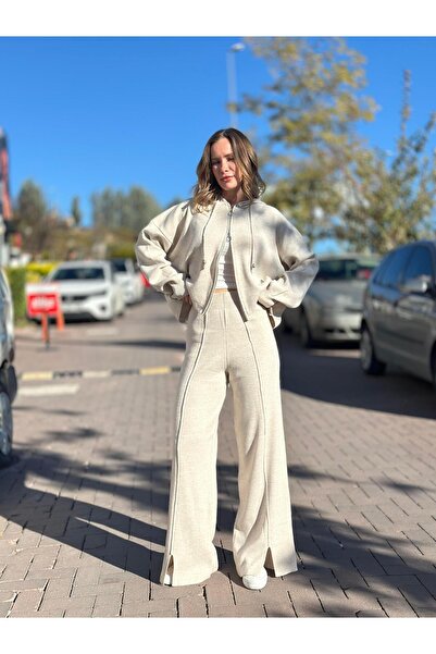 Qutu Butik 0091 KAPSUNLU FERMUARLI TAKIM