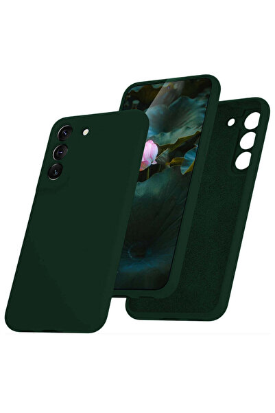 Casey Studios Husa Silicon Samsung Galaxy S22, cu Microfibra, Slim, Margini R...