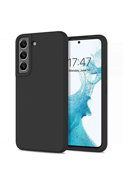 Casey Studios Husa Silicon Samsung Galaxy S22 Plus, cu Microfibra, Slim, Marg...