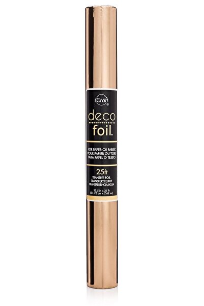 Hype Store Deco Foil Transfer Sheet 31.8 cm X25'Roll, Rose Gold, 33.02 X 5.08...
