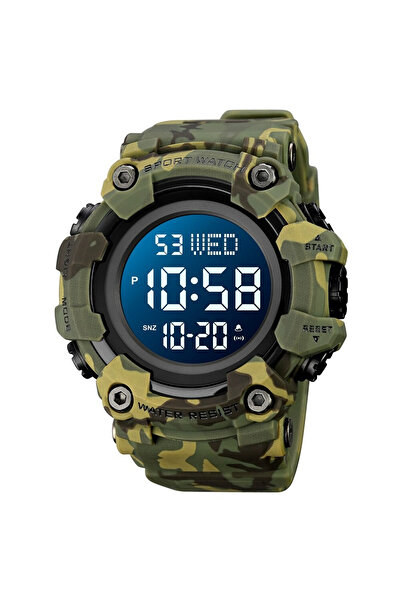 Skmei Sports Watch Camouflage Military Digital Alarm Stopwatch Date Backlight
