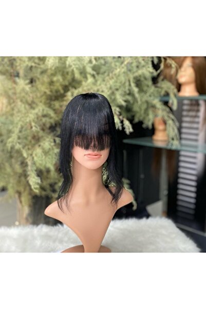 Gerçek Efsane Siyah kahküllü tepelik gerçek saç