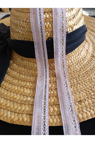 ULUPAMİR شريط زخرفي مزخرف باللون البيج