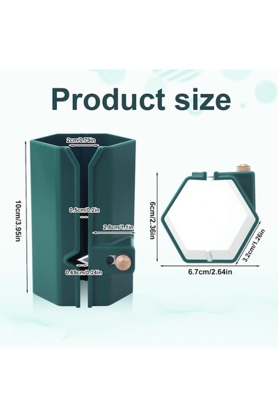 ProLeo Wrapping paper cutter, tungsten steel blade, sliding design, green