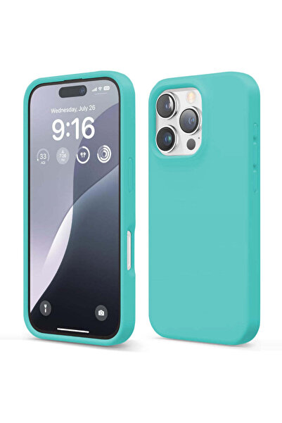 Casey Studios Husă de silicon iPhone 16 Pro, cu microfibră, subțire, de prote...