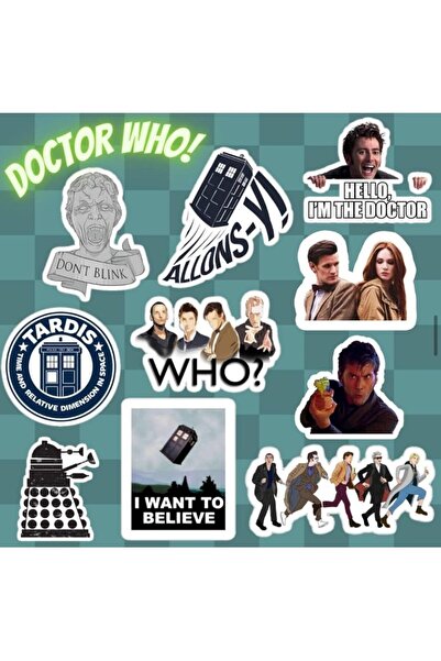 Hype Store مجموعة ملصقات Ms Major Selection Doctor Who |   ملصق الهاتف المحمو...