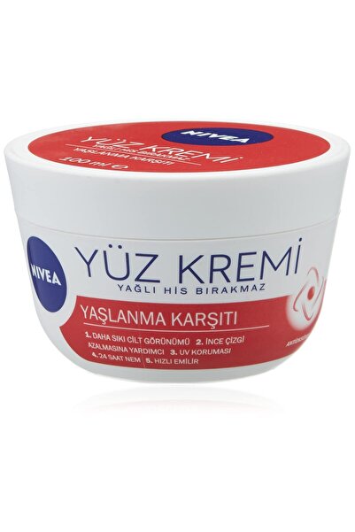 Hype Store Yaşlanma Karşıtı Yüz Kremi 100 ml, 24 Saat Nemlendirici Yüz Kremi,...
