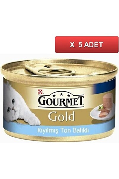 Gourmet Gold Kıyılmış Ton Balıklı Kedi Konservesi 85 Gram 5'li
