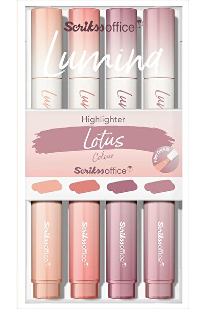 Hype Store Scrikss Lumina Fosforlu Kalem , 4'lü Set,