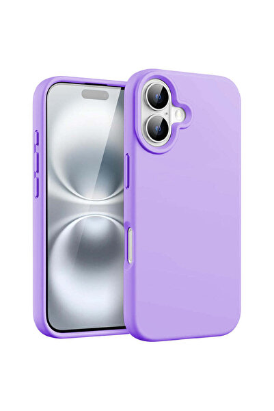 Casey Studios Husă de silicon iPhone 16 Plus, cu microfibră, subțire, de prot...